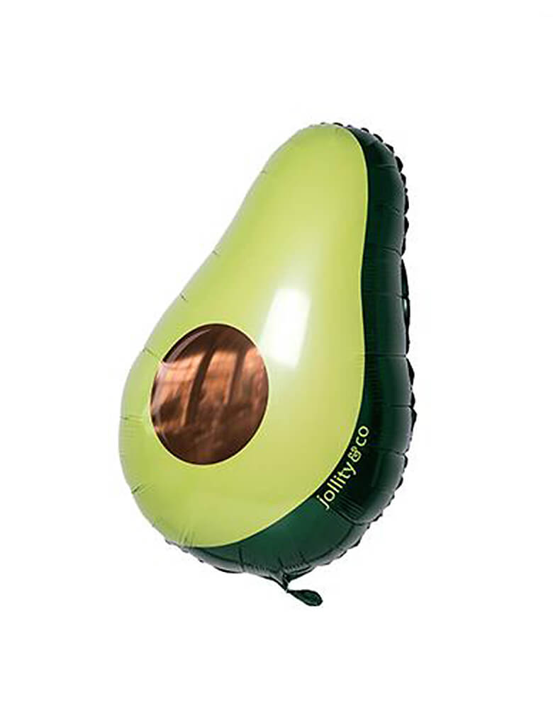 Jollity & Co. 30 inches Avocado Foil Mylar Balloon, Bring this unique avocado balloon to your fiesta themed party! Featuring a real life avocado.super extra avocado balloon! Perfect for brunch, their next fiesta, or just because you're ready to share your love of #avocadotoast with the world, this balloon is your new everything.