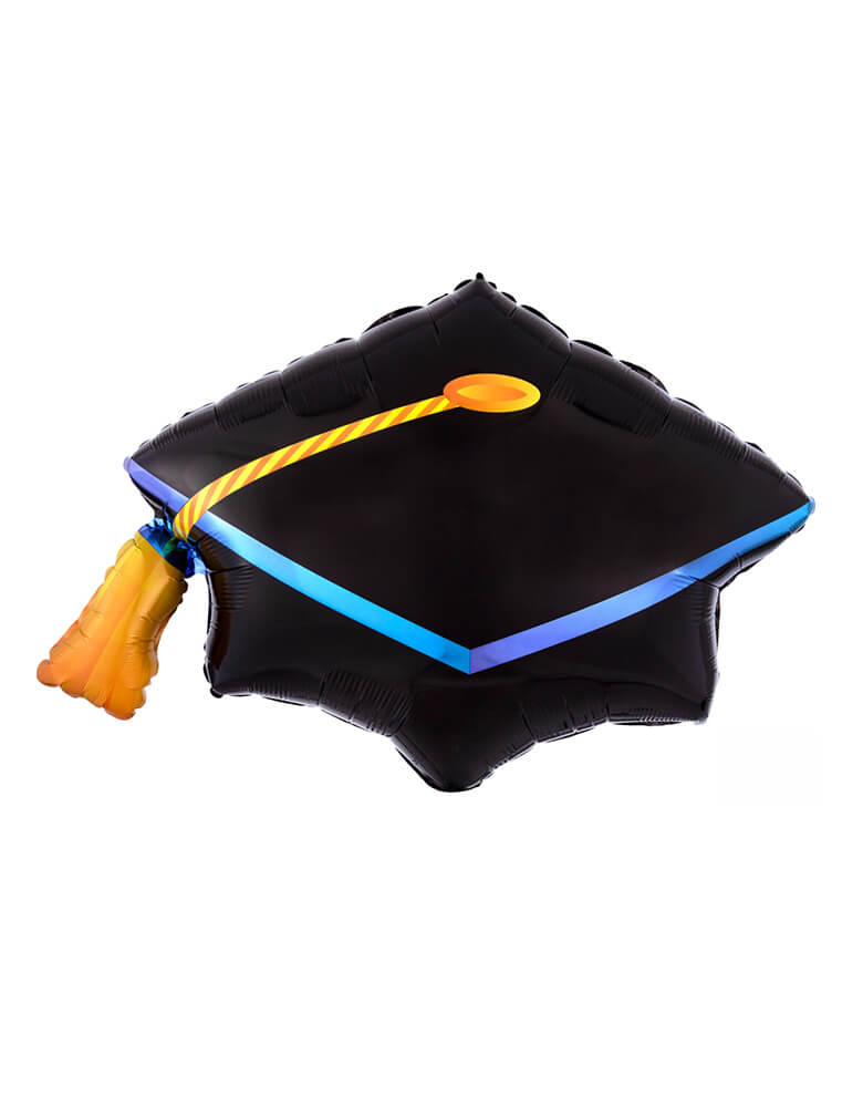 Anagram 31" Black Graduation Cap Foil Mylar Balloon