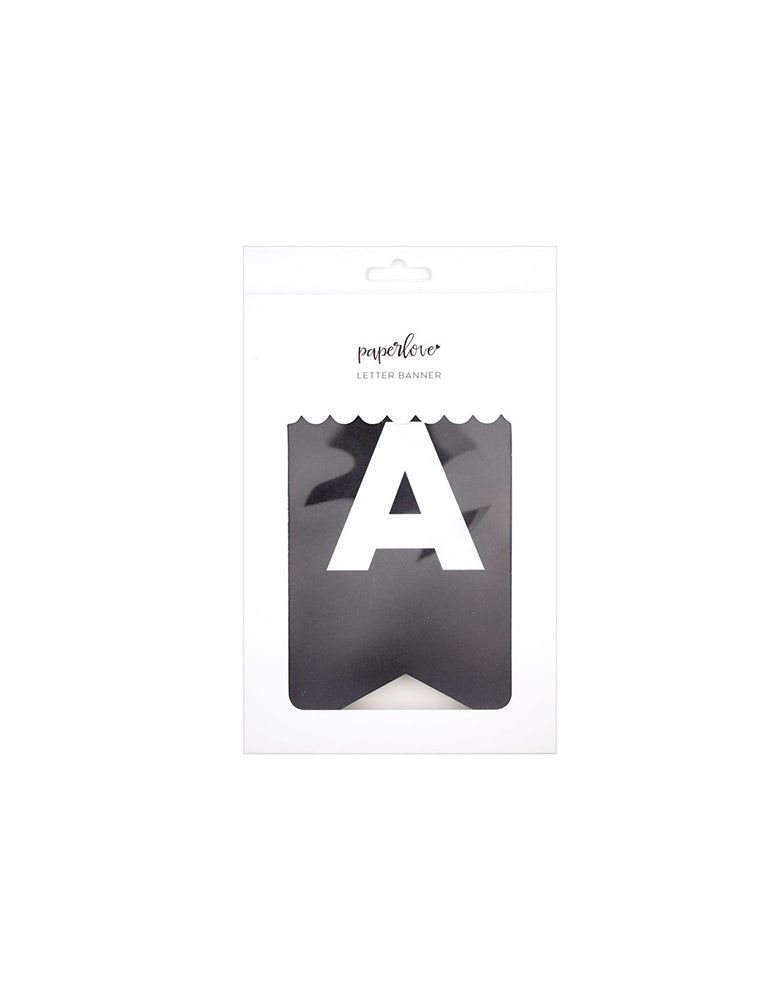 My Minds Eye Paper Love Black Letter Banner