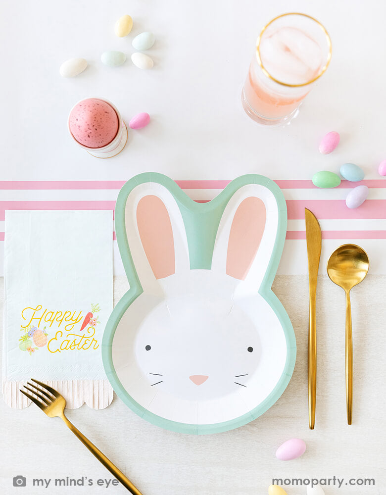 Pink Striped Table Runner