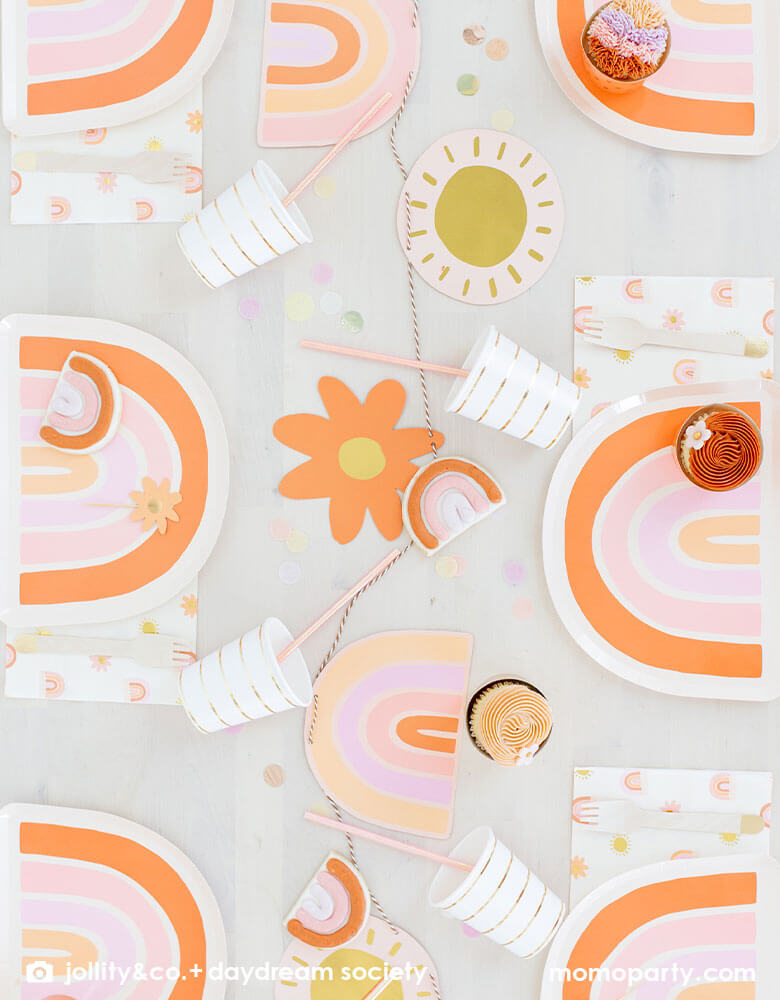 Boho Rainbow Garland Set