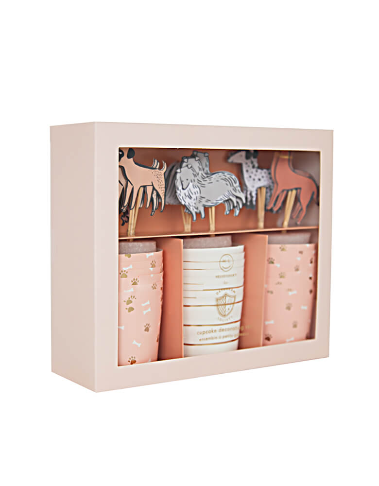 Bow Wow Dog Cupcake Decorating Set (Set of 24)