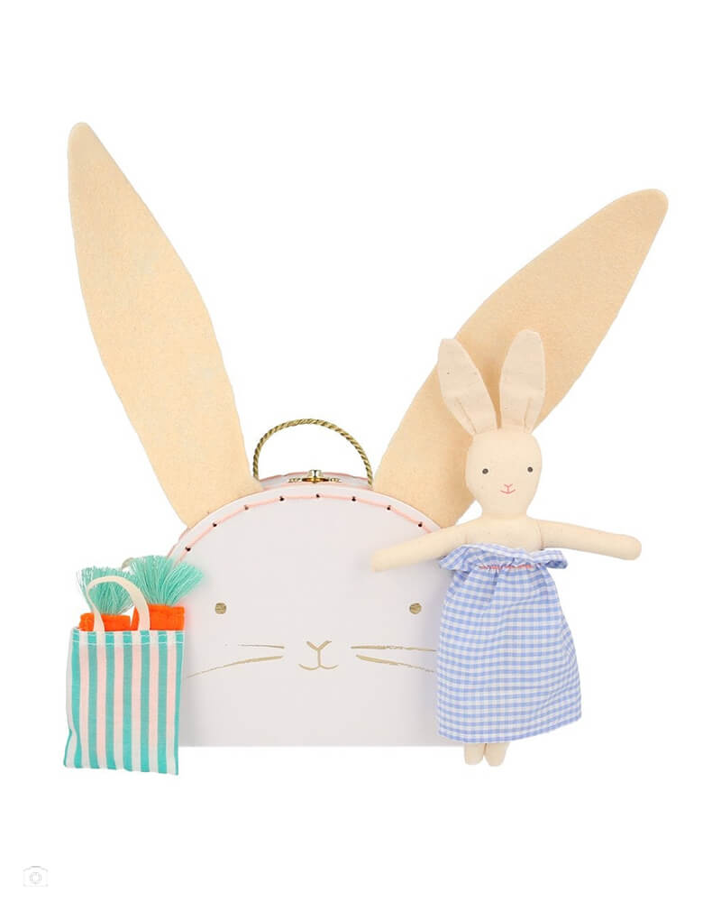 Bunny Mini Suitcase Doll