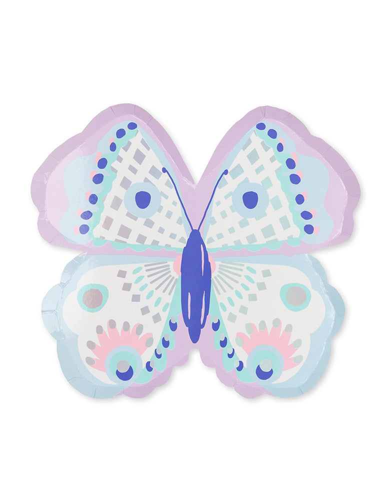 Daydream Soceity_flutter-large-plate_Kids Butterfly Party_Fairy Party Ideas