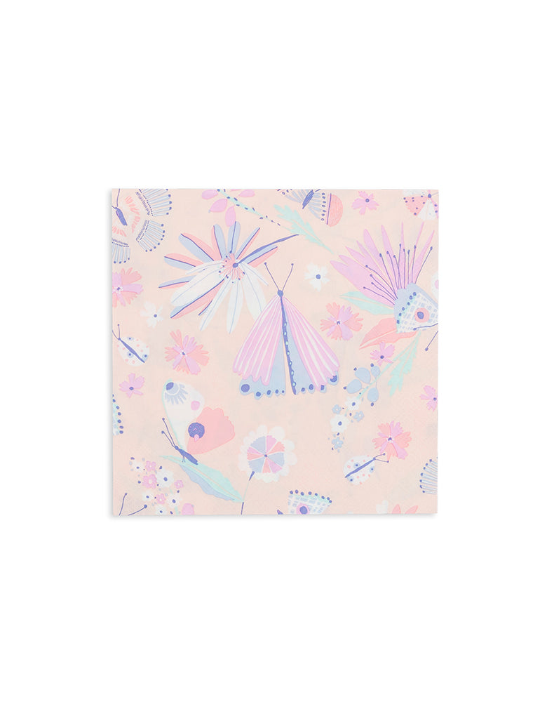 Daydream Society_ Flutter Butterfly Napkins_Kids Butterfly Party_Fairy Party Supplies