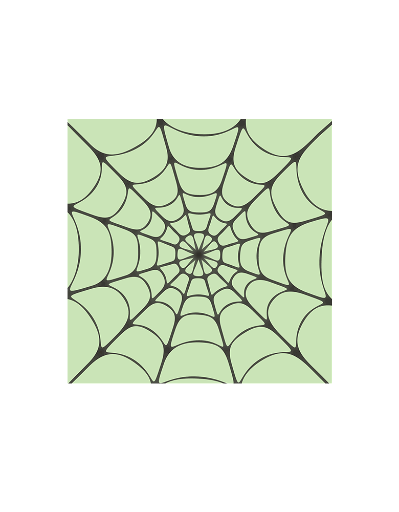 CR Gibson Signature - Spider Web Glow In The Dark Large Napkins. These spider web napkins that feature glow-in-the-dark ink are simply boo-tactic! "Charge" them in sunlight for maximum glow and add a touch a fun to your Halloween table!