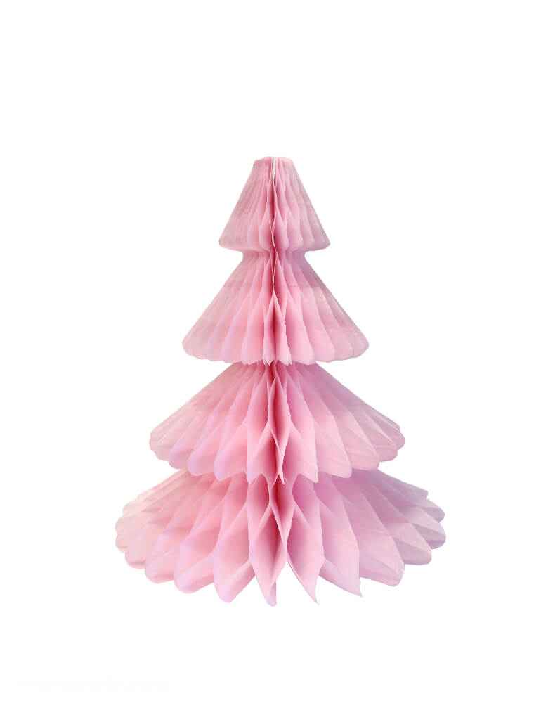 Devra Party, 12inch Christmas-Tree-Honeycomb-Paper_Peach color