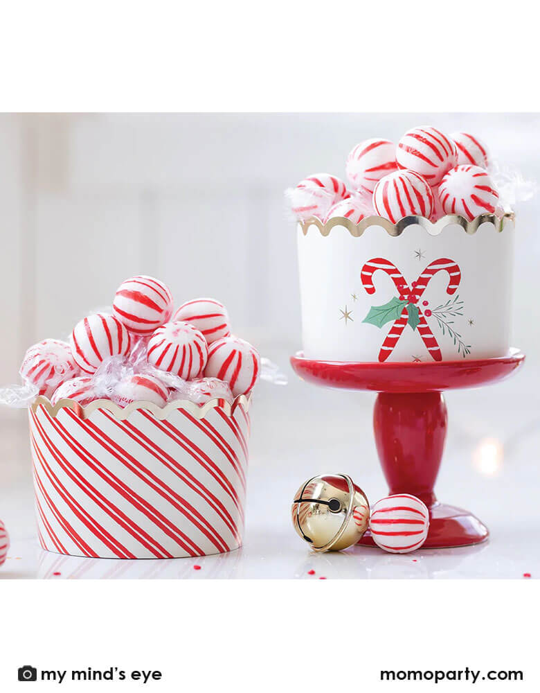 Crossed Candy Jumbo Food Cups (Set of 40)