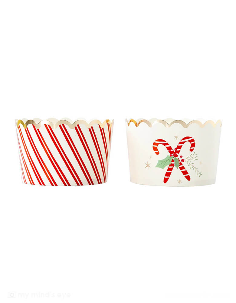 Crossed Candy Jumbo Food Cups (Set of 40)