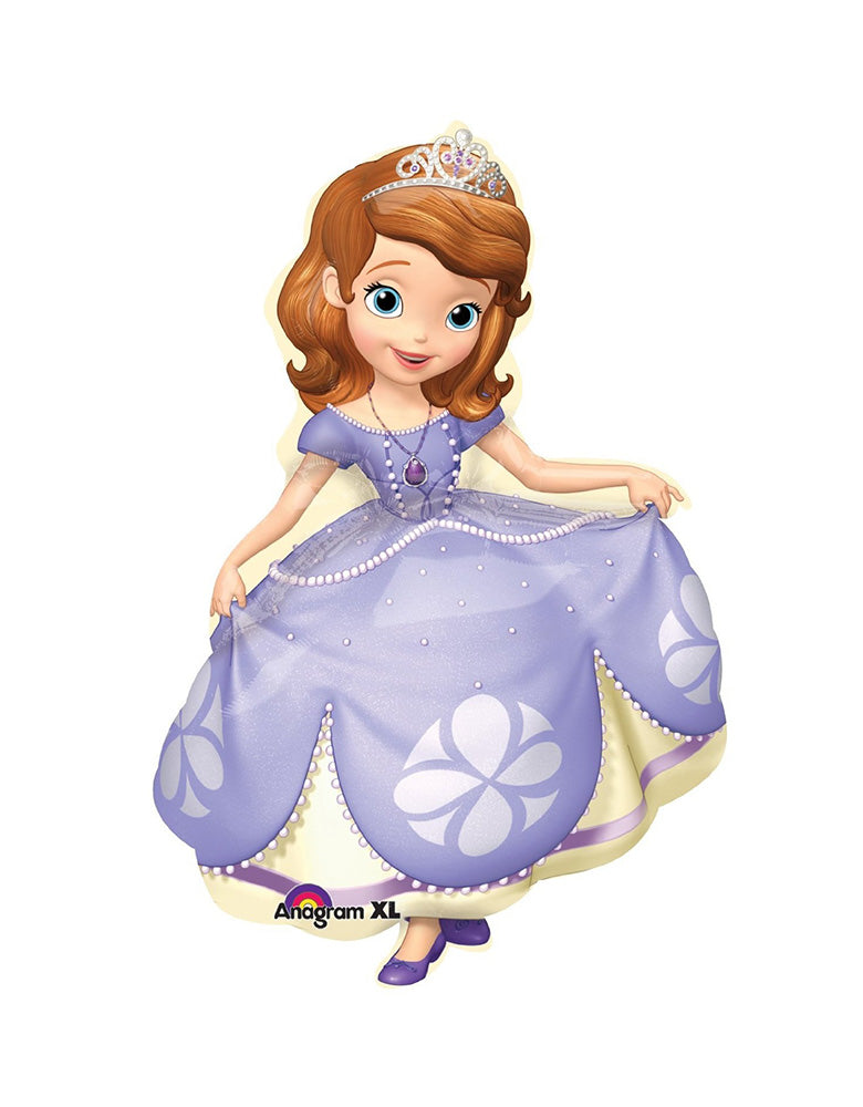 42" DISNEY-PRINCESS-SOFIA-THE-FIRST-FOIL-MYLAR-BALLOON_Princess Party Ideas