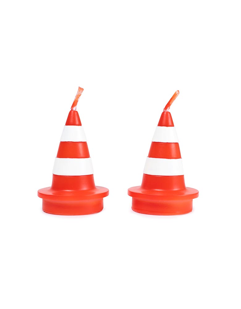 Traffic Cone Candle Set