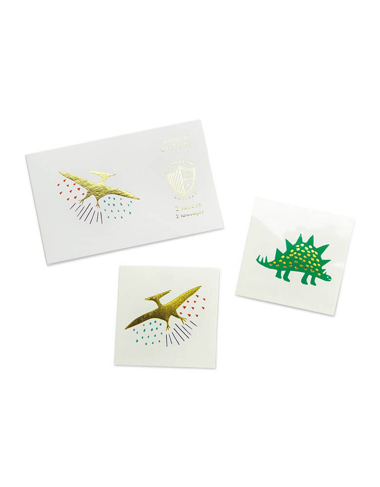 Dinosaur Temporary Tattoo Set