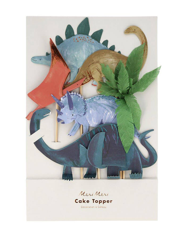 Meri Meri Dinosaur Kingdom Cake Toppers 