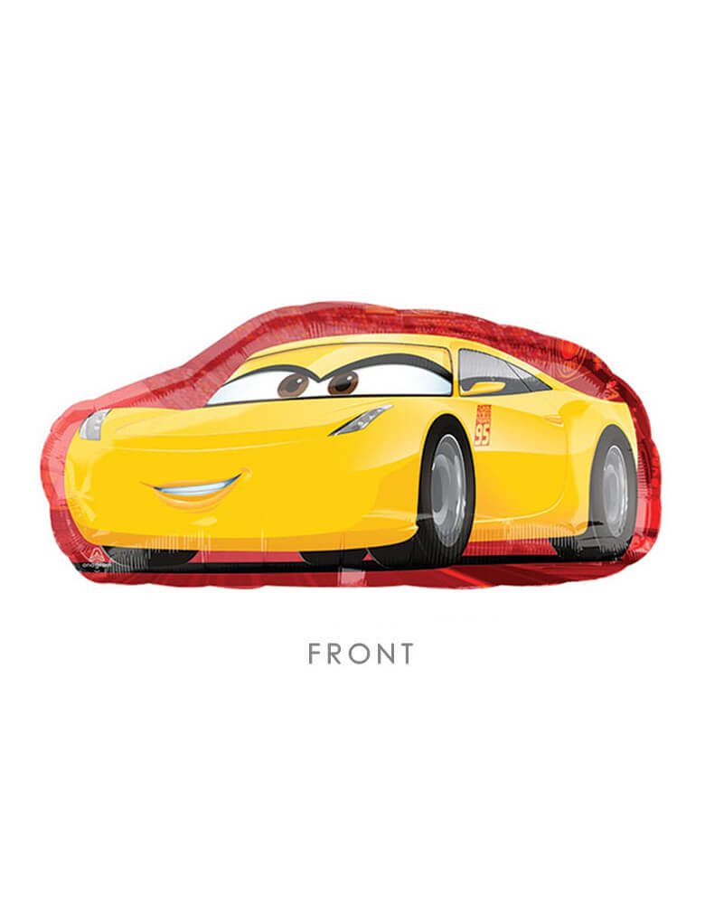 Anagram Disney Cars Cruz Ramirez Shape Foil Mylar Balloon- Cruz Ramirez for a Lightning McQueen, Disney Cars Birthday, Cruz Birthday Party, Disney Birthday, Cars Party