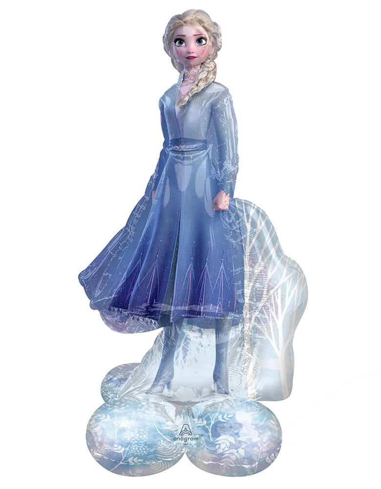 Anagram Balloons - 43100 airloonz frozen 2-elsa-front. This Frozen 2 Elsa balloon stands 54" high when fully inflated and is designed to be inflated with air only