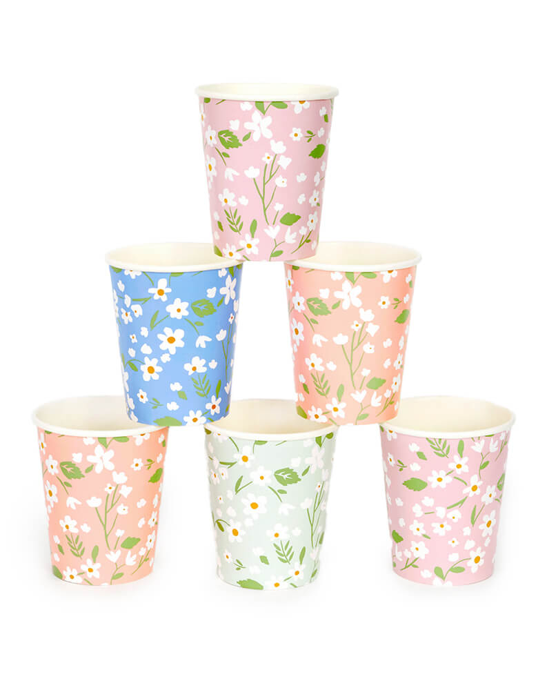 Ditsy Floral Cups (Set of 12)