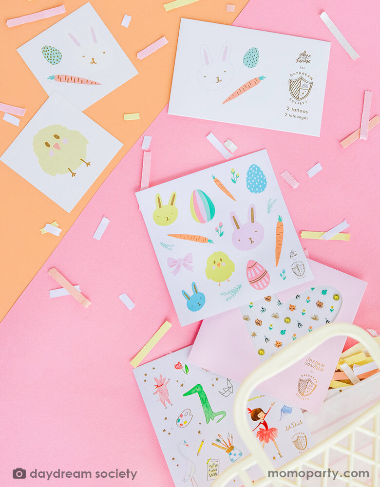 Easter Fun Temporary Tattoos (Set of 2)