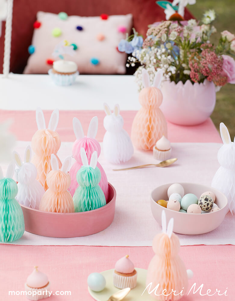 Honeycomb Spring Bunnies (Set of 8)