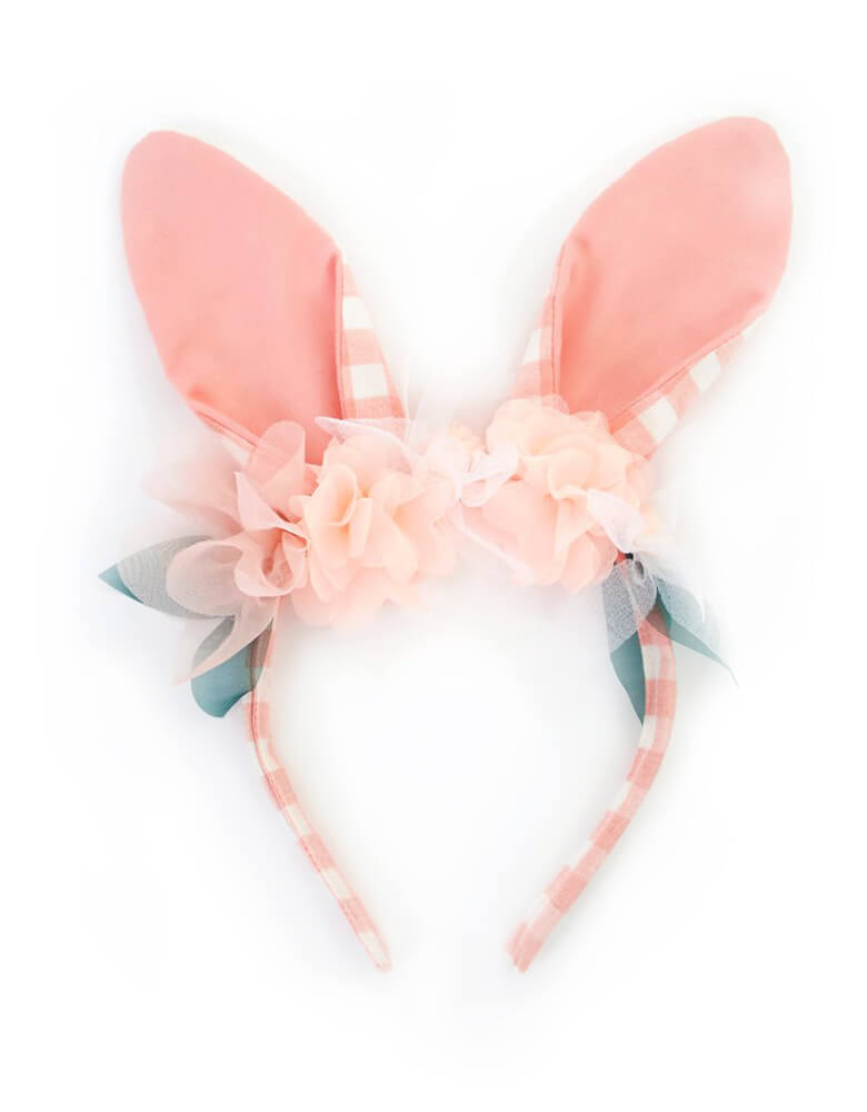 Embellished Gingham Bunny Headband