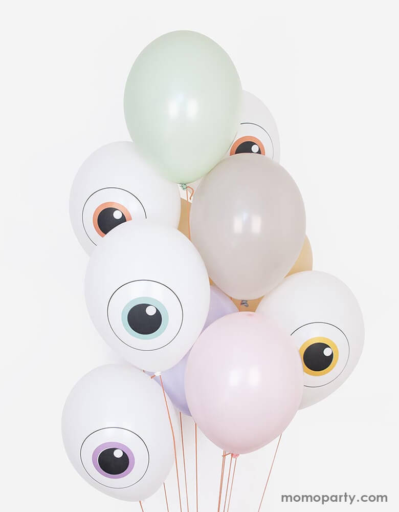 Eyeball Printed Latex Balloon Mix (Set of 5)