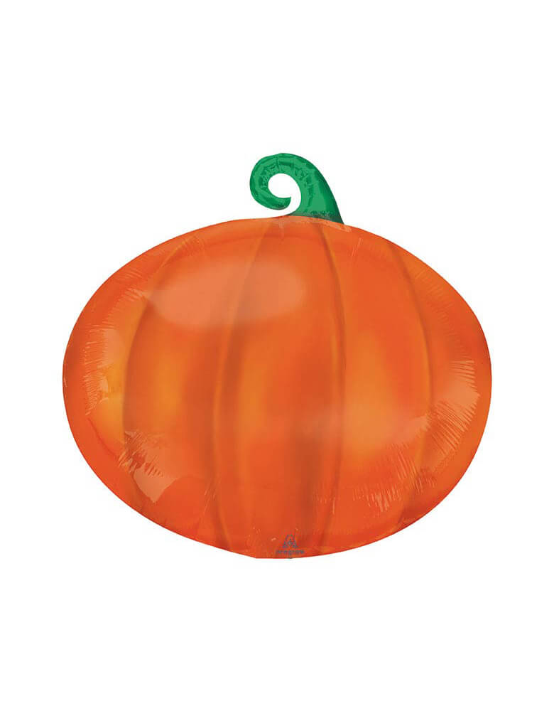 Anagram 18" Junior Fall Pumpkin Satin Foil Mylar Balloon
