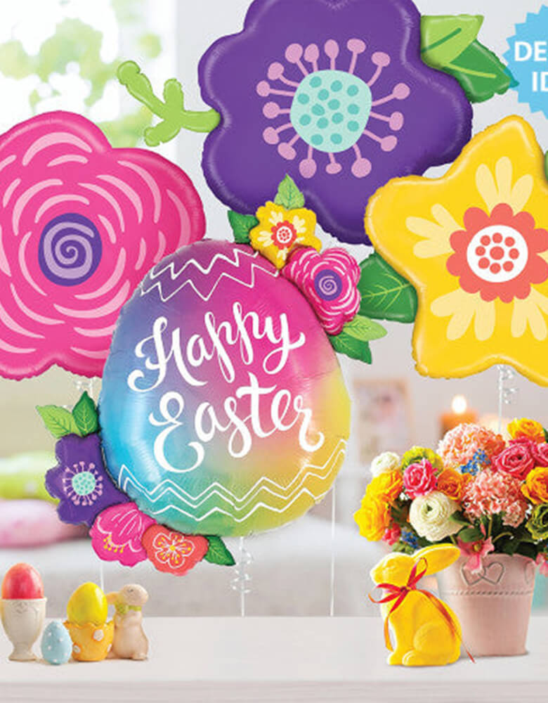 Purple Flower Foil Balloon