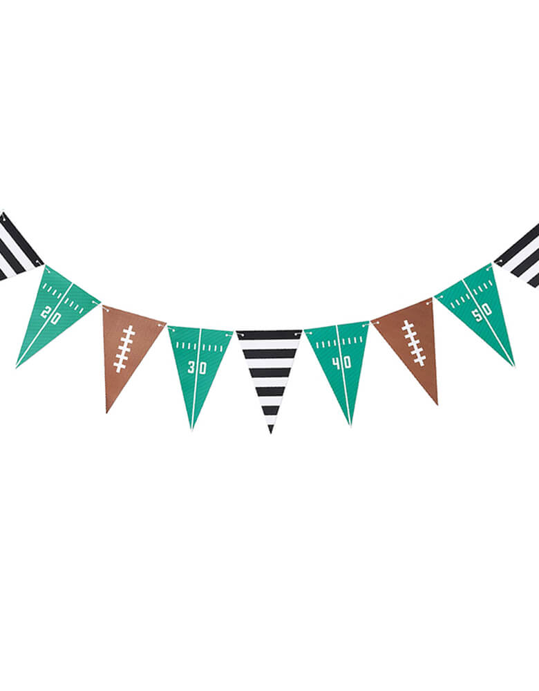Cakewalk 8 ft Football Tailgate Party Banner for Football, Sport themed birthday party, celebration, superbowl party decoration
