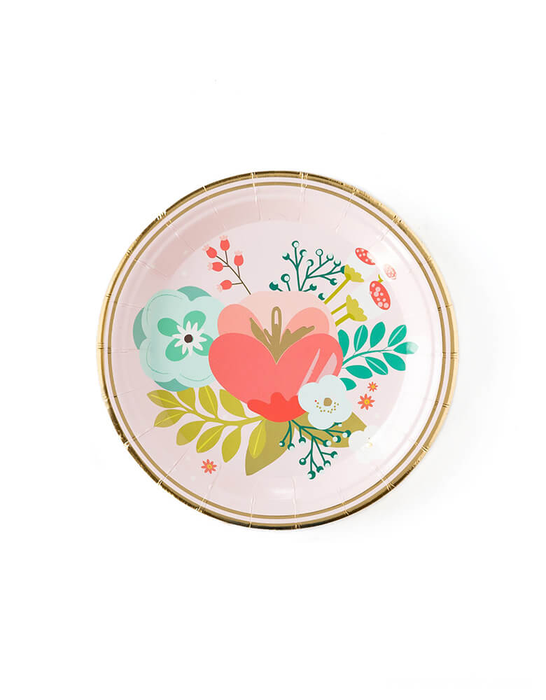 My Mind's Eye Garden Party Floral Plates