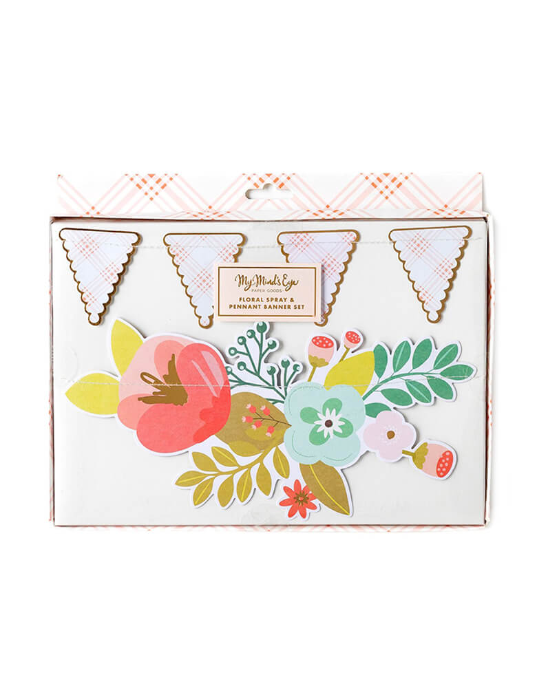 My Mind's Eye - Garden Party Floral & Pennant Banner Set