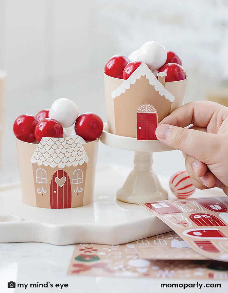 Make Your Own Gingerbread House Food Cups (Set of 24)