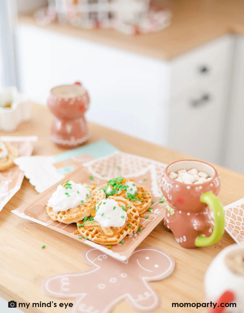 Gingerbread House Shaped Plates (Set of 8)
