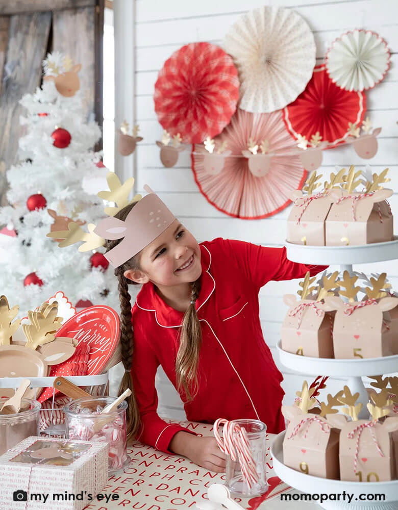 Dear Rudolph Reindeer Advent Boxes (Set of 12)