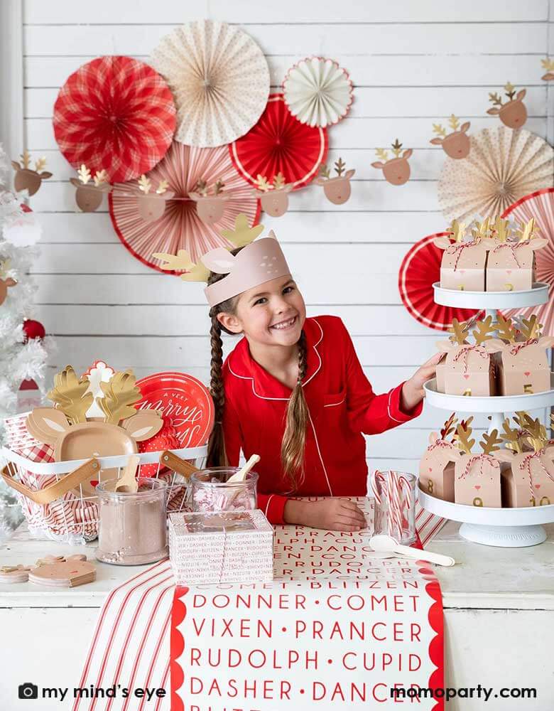 Dear Rudolph Reindeer Advent Boxes (Set of 12)