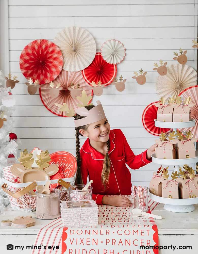 Dear Rudolph Reindeer Advent Boxes (Set of 12)