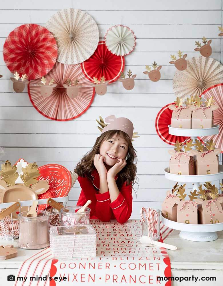 Dear Rudolph Reindeer Advent Boxes (Set of 12)