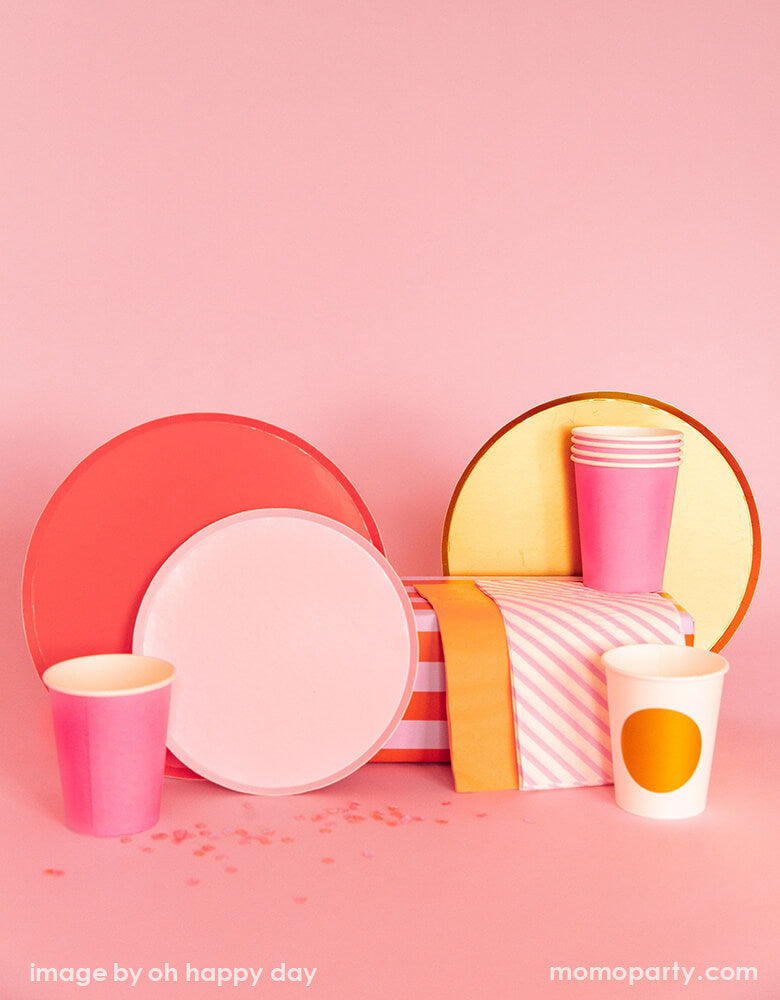 Gold Dot Cups (Set of 8)