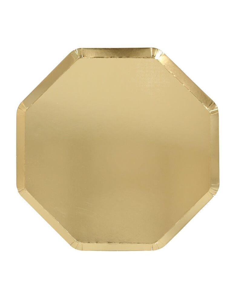 Meri Meri 10.25 inches Gold Large Dinner Plates for a holiday new year christmas party