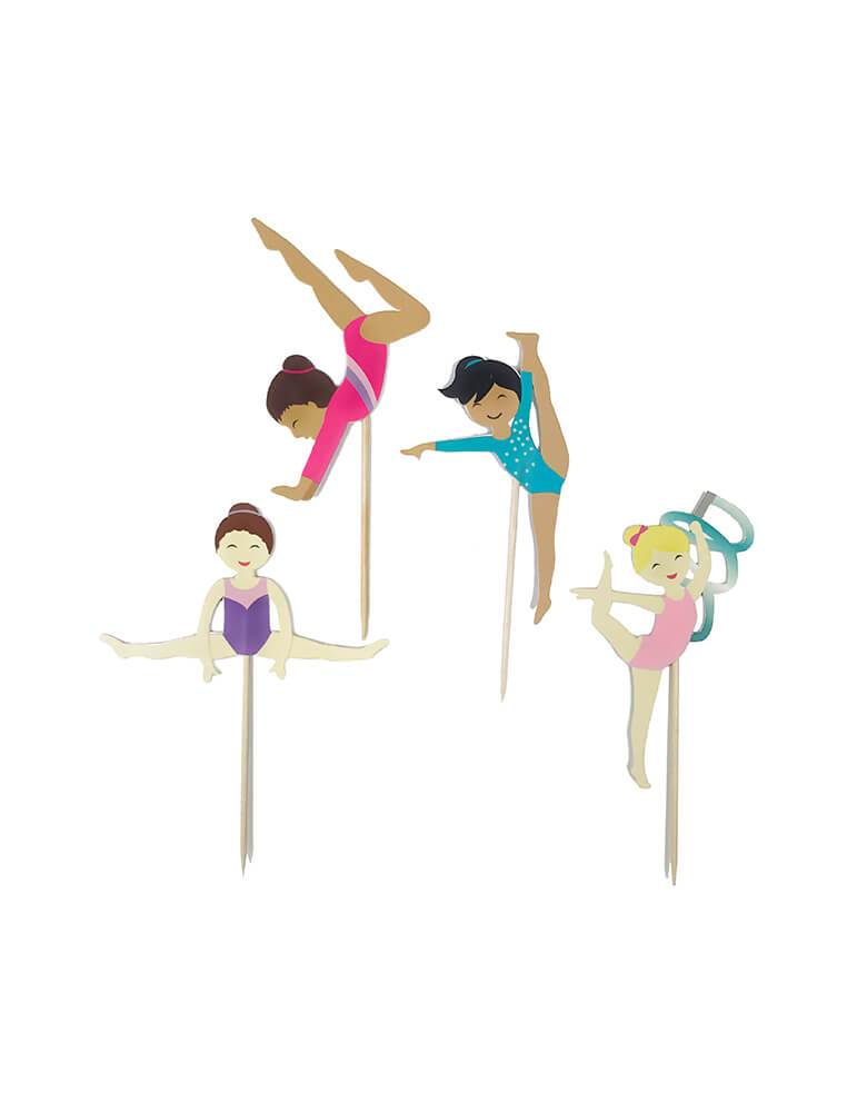 Merrilulu Gymnastics Cupcake Toppers