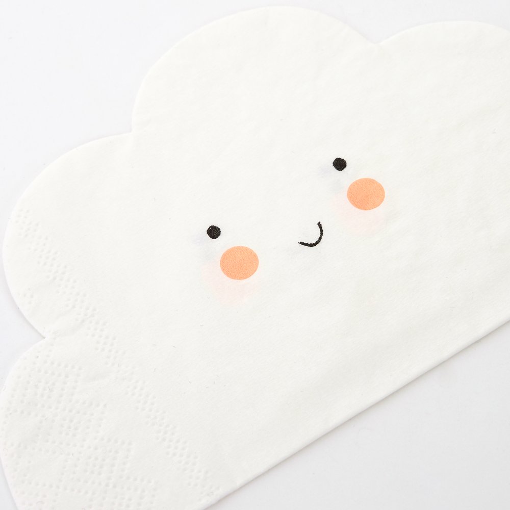 Happy Cloud Napkins (Set of 20)