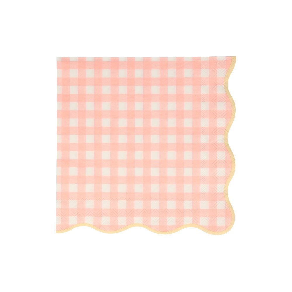 Gingham Large Napkins (Set of 20)