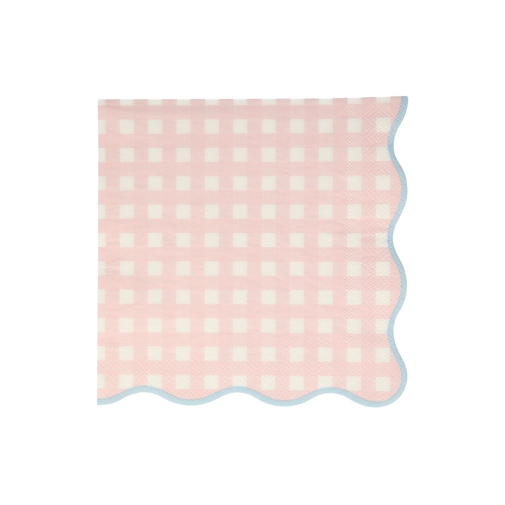 Gingham Large Napkins (Set of 20)