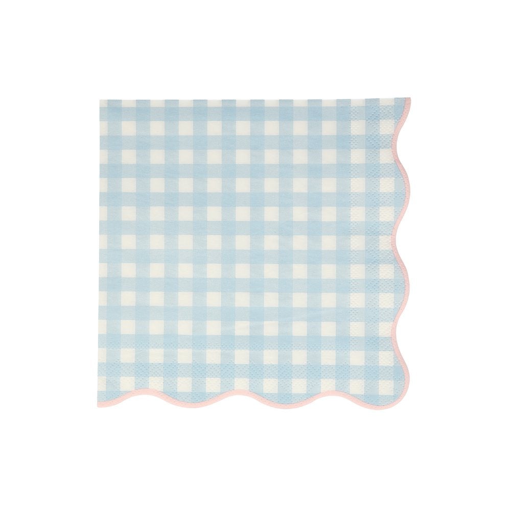 Gingham Large Napkins (Set of 20)