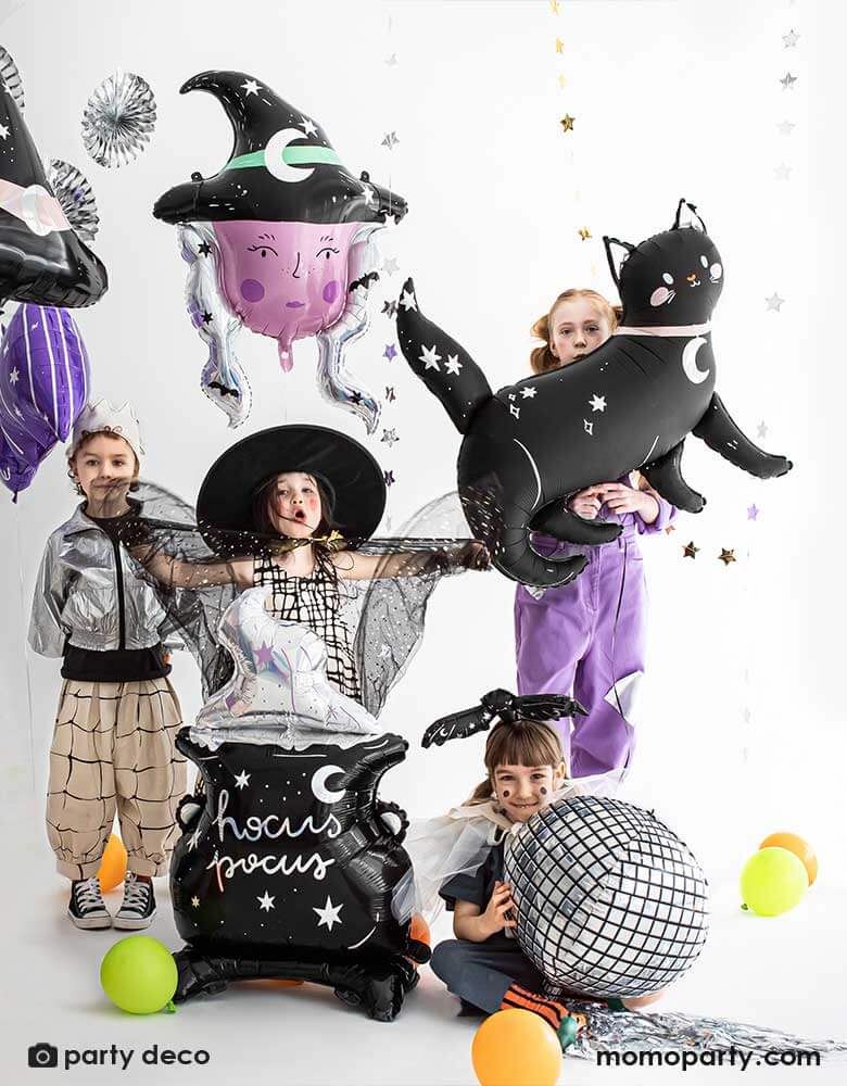 Standing Cauldron Foil Mylar Balloon