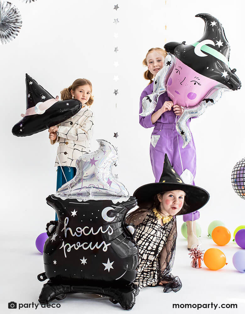 Standing Cauldron Foil Mylar Balloon