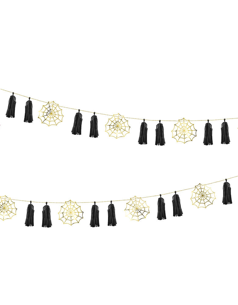 Halloween Spiderweb Paper Garland