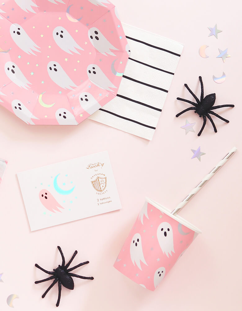 Daydream Society_Halloween Spooked Party Supplies for a pink Halloween party