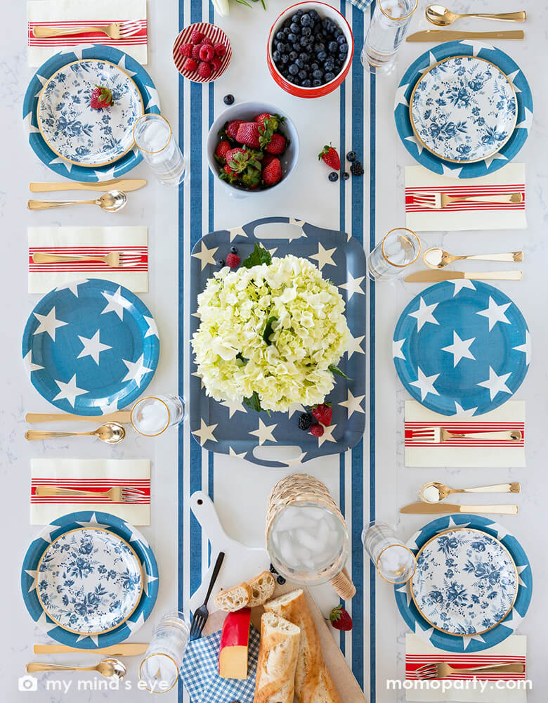 Hamptons Paper Table Runner