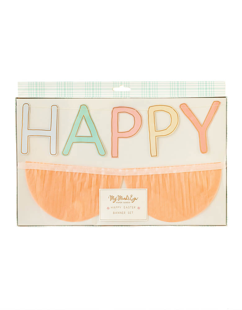 Happy Easter Fringed Banner Set