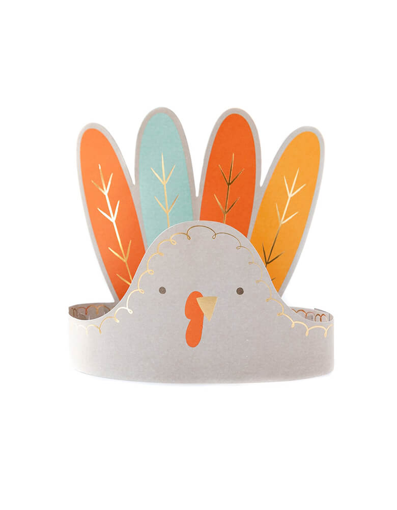 Harvest Thanksgiving Turkey Hats (Set of 8)