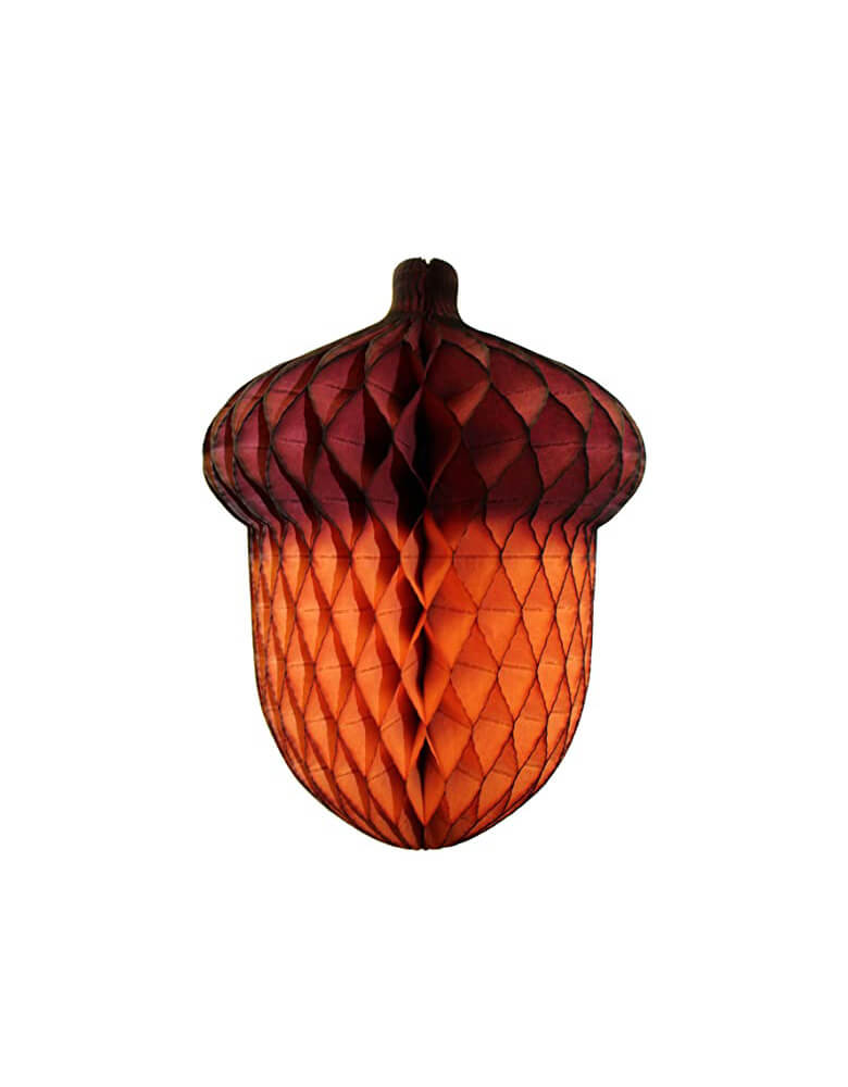 Devra 14" Honeycomb Acorn Party Decoration